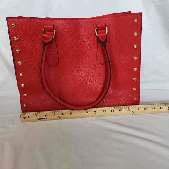Elizabeth Arden Red Tote with Gold Studs - Picture 8 of 10